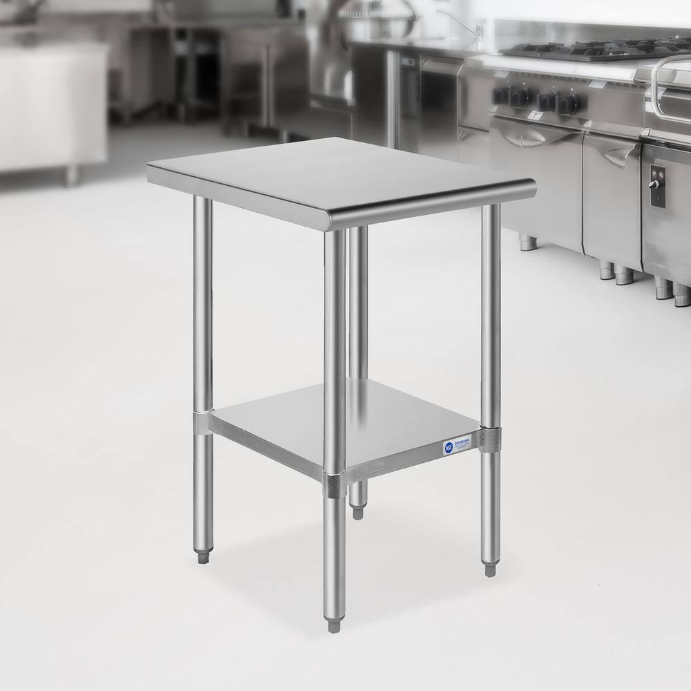 GRIDMANN NSF Stainless Steel Commercial Prep Table By GRIDMANN