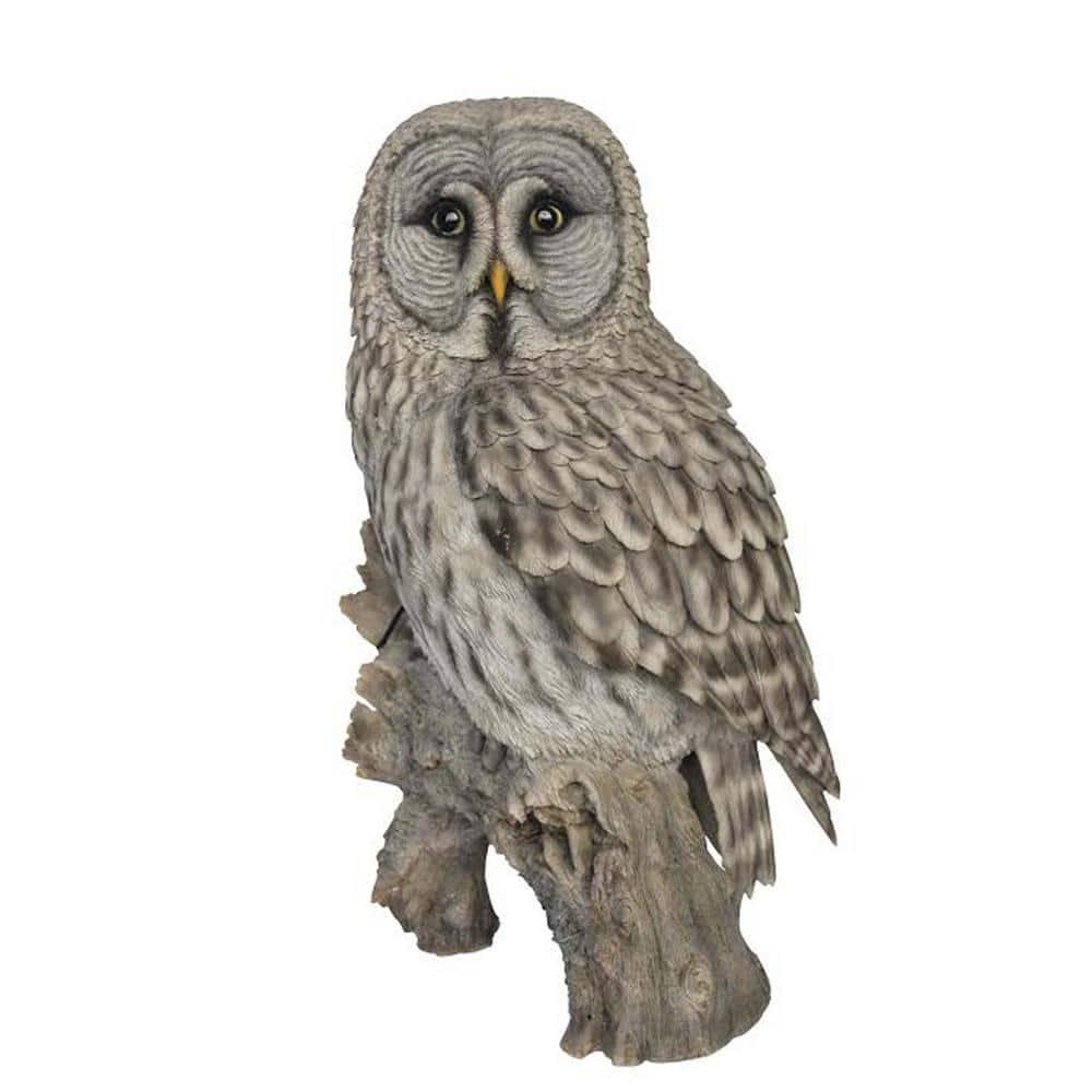 Hi-Line Gift Ltd. Owl on Stump Statue