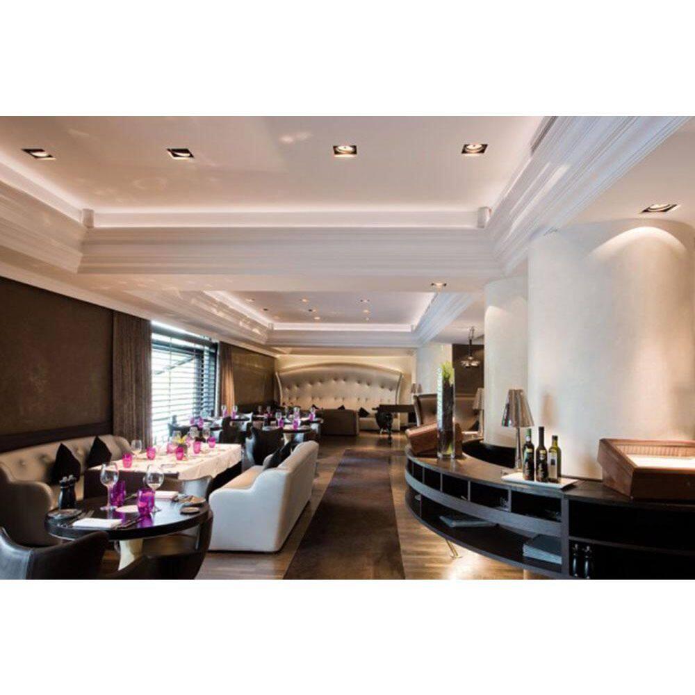 1-5/8 in x 2 in x 78-3/4 in Primed White Plain Polyurethane Crown Moulding (Set of 2)