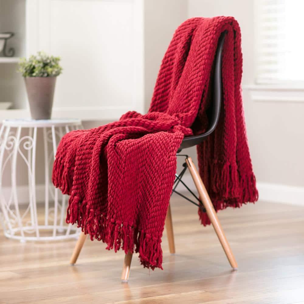 Chanasya Textured Knitted Throw
