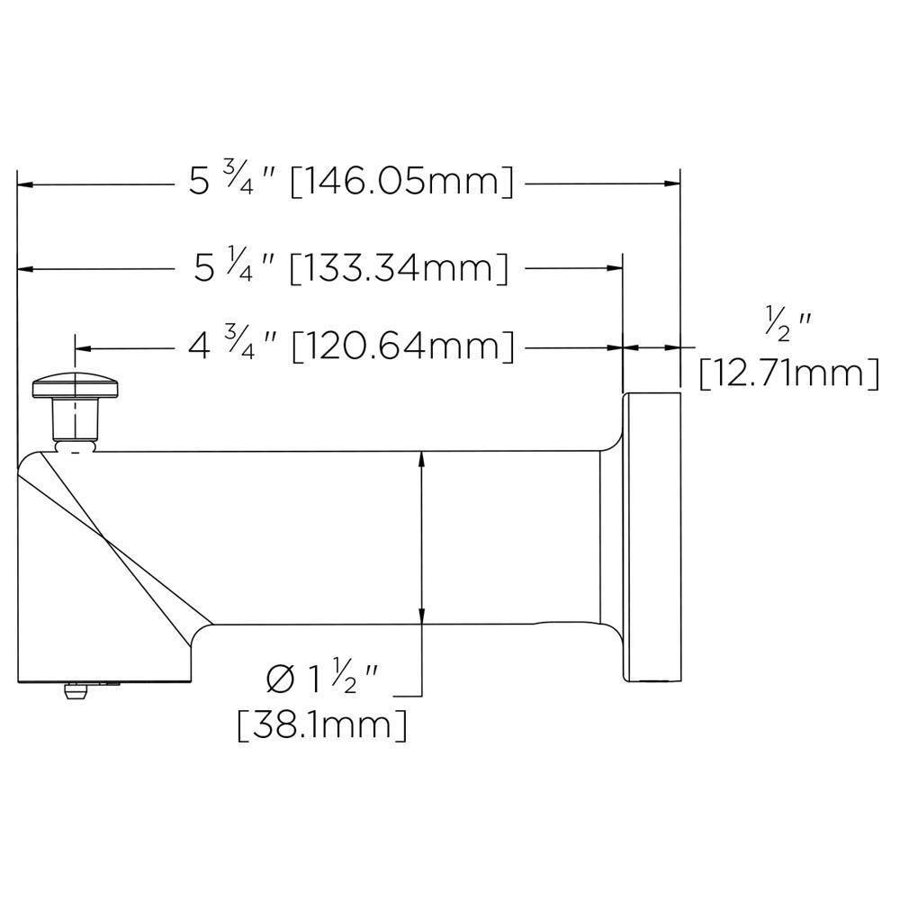 Speakman Neo Wall Mounted Tub Spout S-1558-BBZ