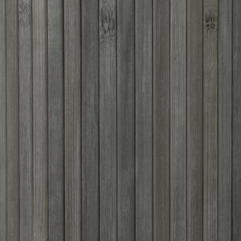 Red Lantern 2 ft. Short Bamboo Wave Screen - Grey