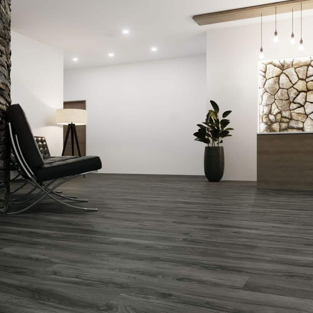 Lucida USA GlueCore Classic 22mil x 7.3" W x 48" L Glue Down Vinyl Tile Flooring