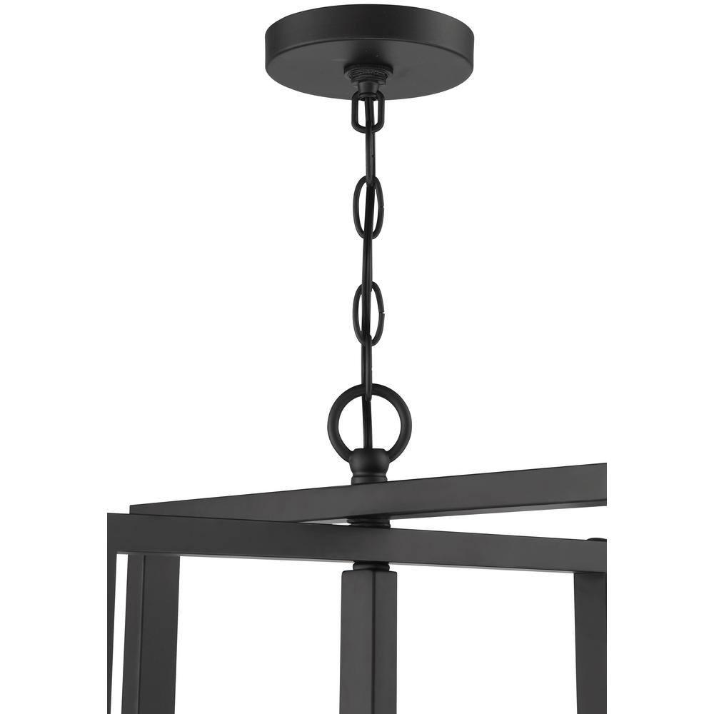 53134-FB-Craftmade Lighting-Chicago - Four Light Foyer in Transitional Style - 18 inches wide by 25.5 inches high-Flat Black Finish    -Traditional