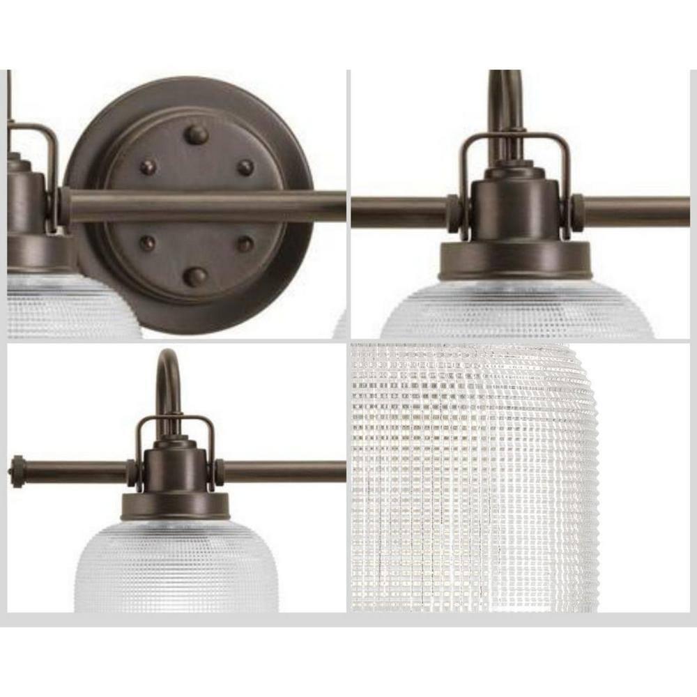 Rosser 4 Light Transparent Dimmable Vanity Light