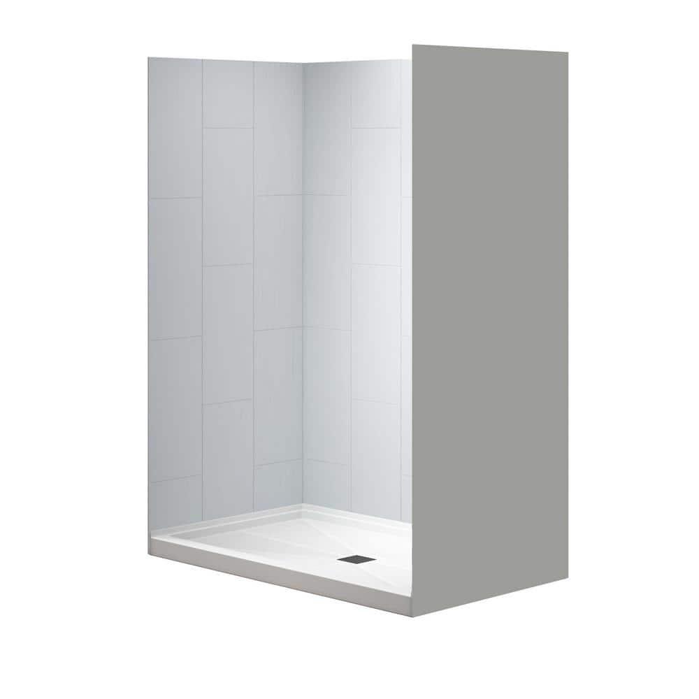 60'' W 75'' H Framed Rectangle Shower Stall
