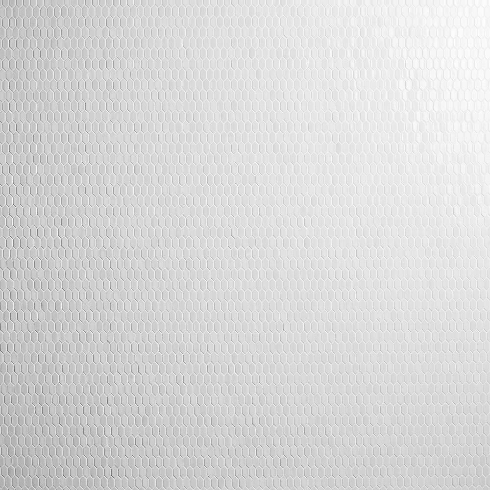 Whisper 11.61" x 11.73" Polished Mini Picket Glass Mosaic Wall Tile (0.94 Sq. Ft. / each)