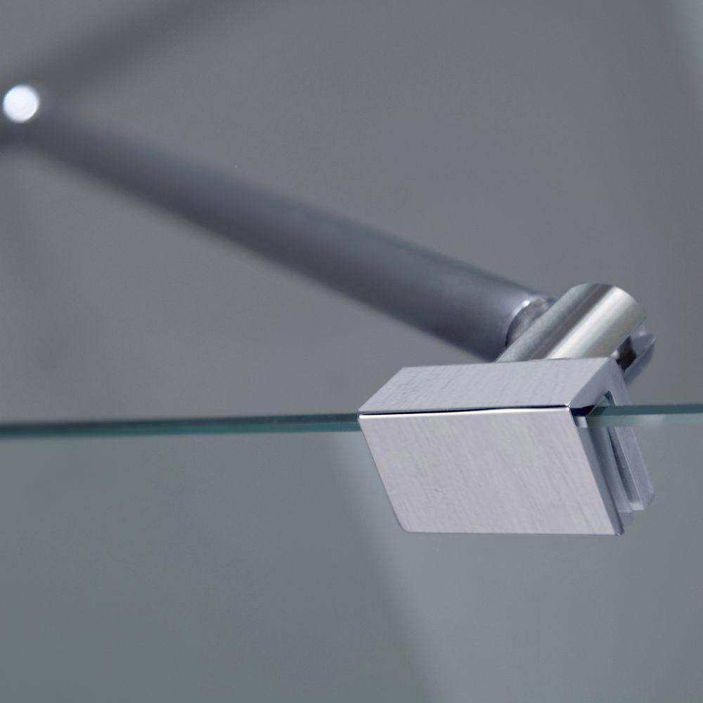 Nautis 32" x 72" Hinged Frameless Shower Door
