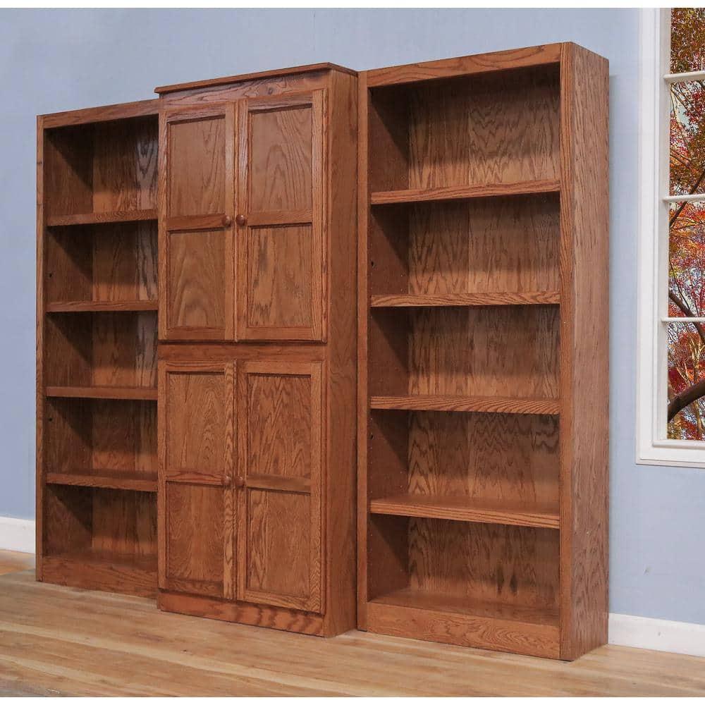 Concepts in Wood WKT3072 3-Piece Wall and Storage System, 15 Shelves Oak Oak Finish