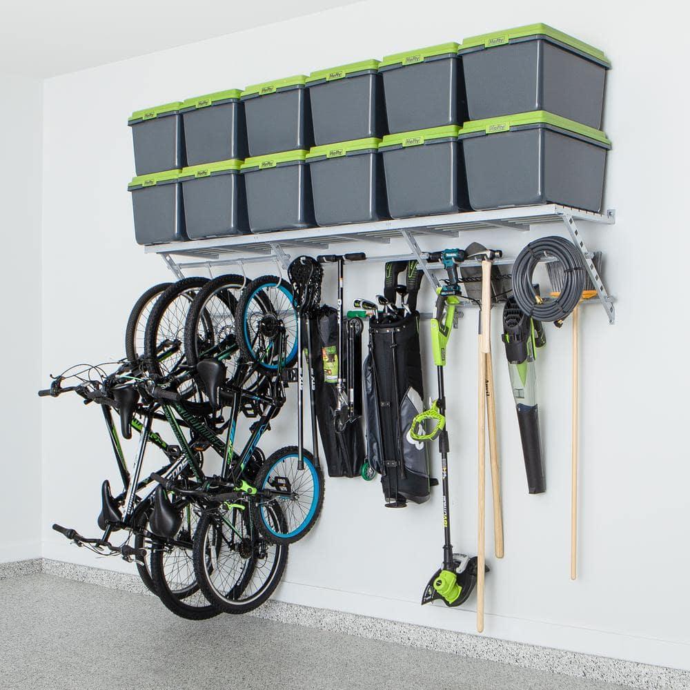 Garage Essentials 96" Adjustable Heavy-Duty Shelf Kit with Hooks