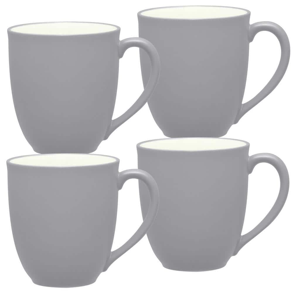 Noritake Colorwave Slate Set of 4 Mugs, 12 oz.