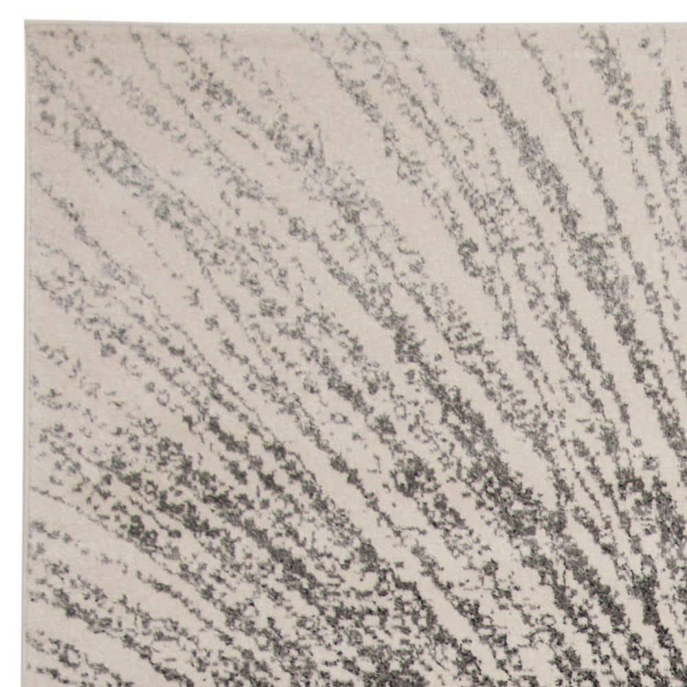 Evoke EVK228 Power Loomed Indoor Area Rug - Black/Ivory - 8'x10' - Safavieh