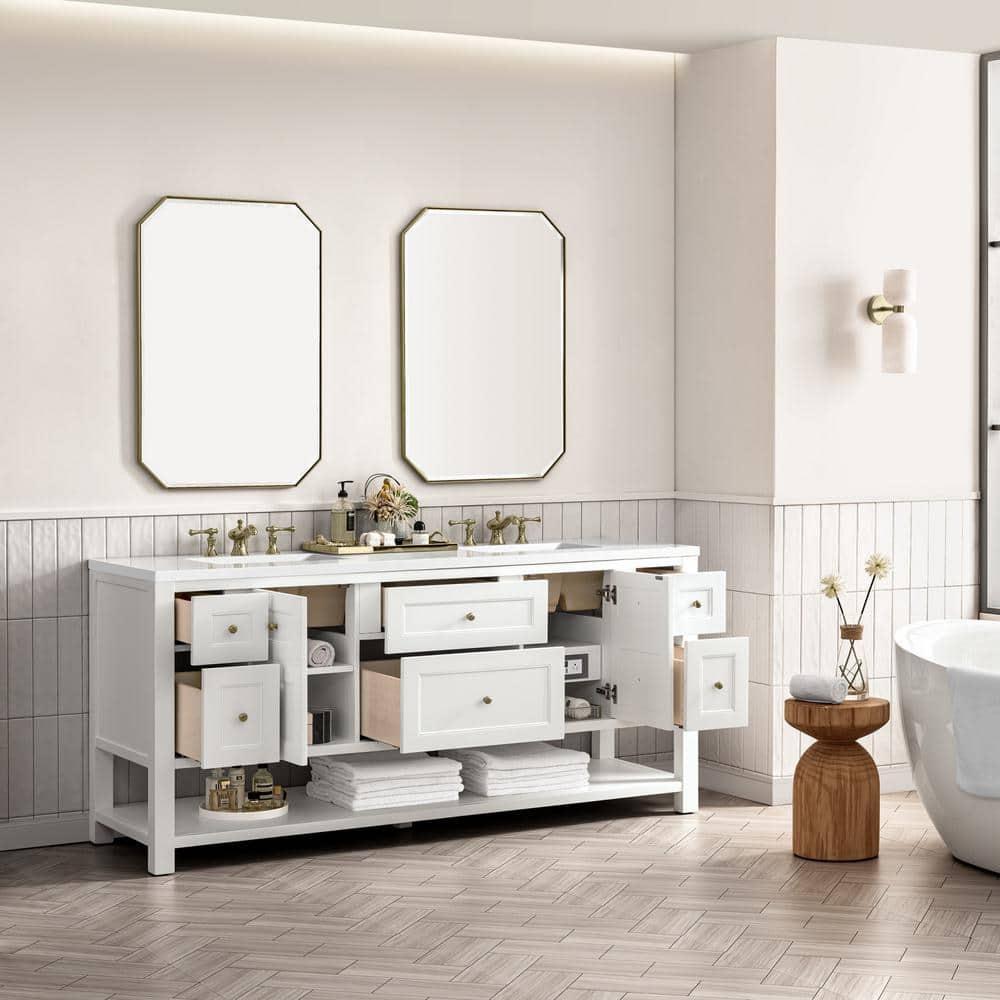 Breckenridge 72" Double Bathroom Vanity Set
