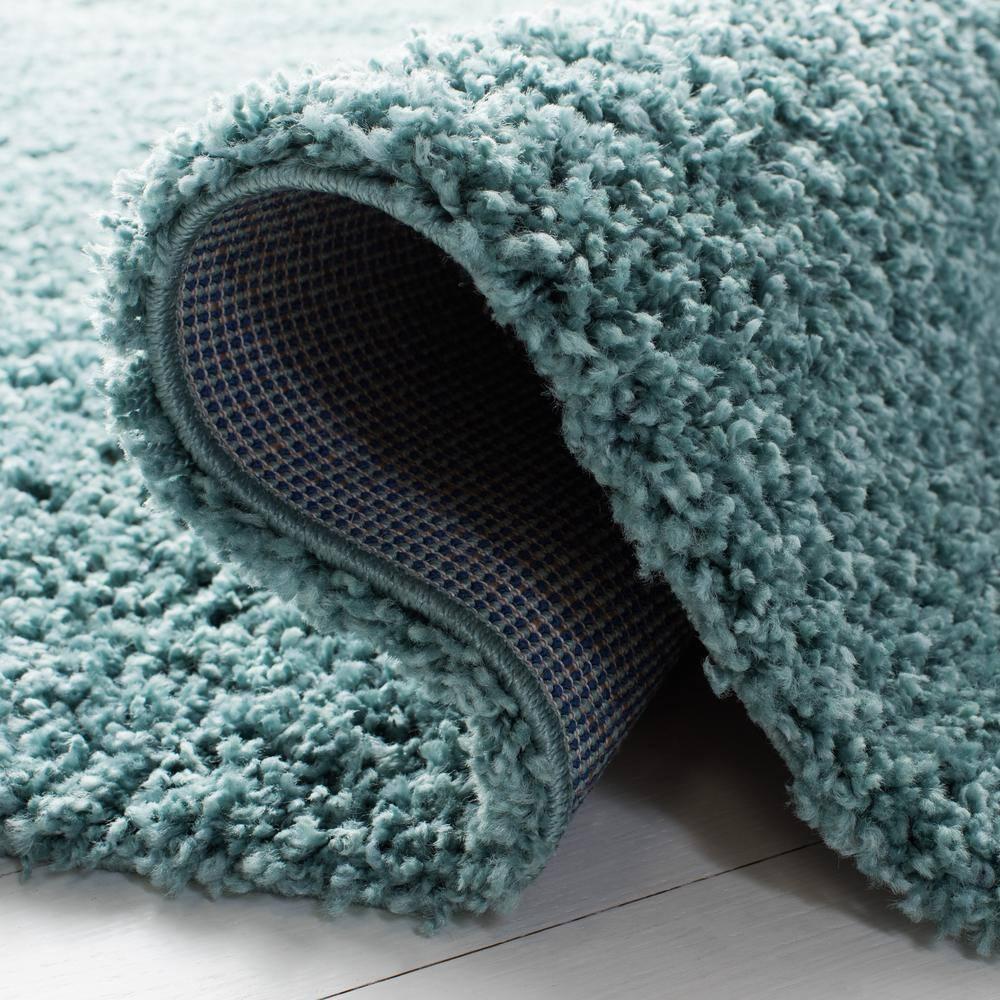 Primo Shag PRM300 Power Loomed Area Rug - Aqua - 5'3"x7'6" - Safavieh.