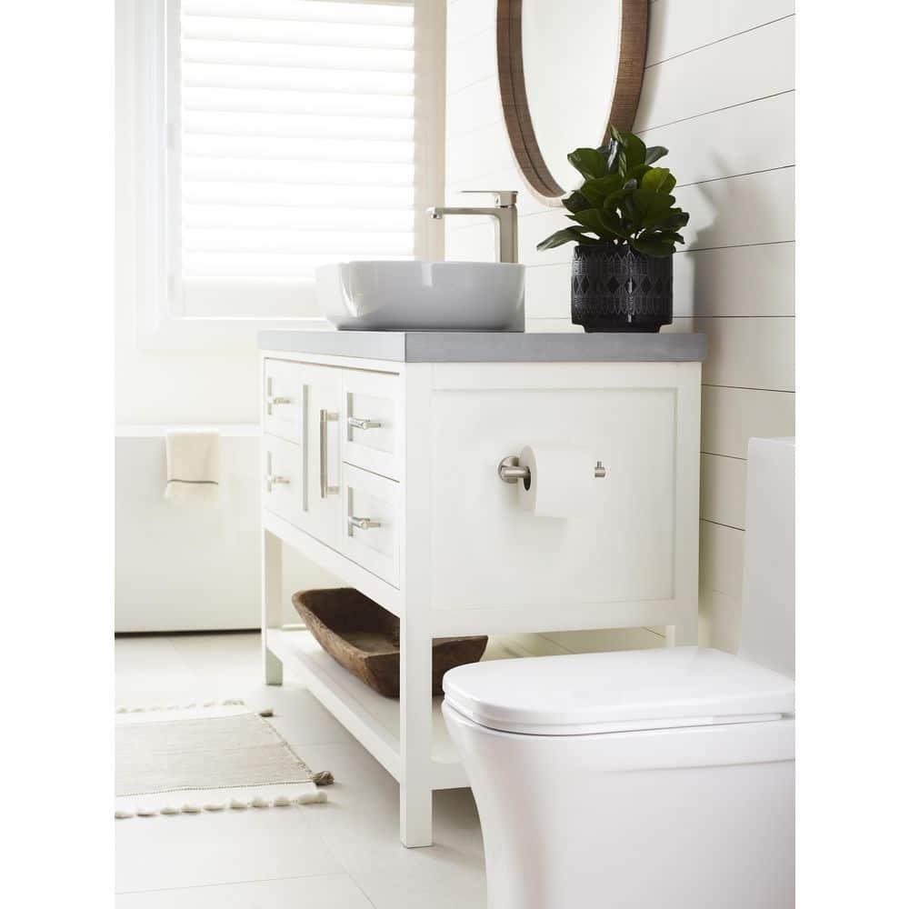 Amerock Arrondi Stainless Steel Single Post Toilet Paper Holder