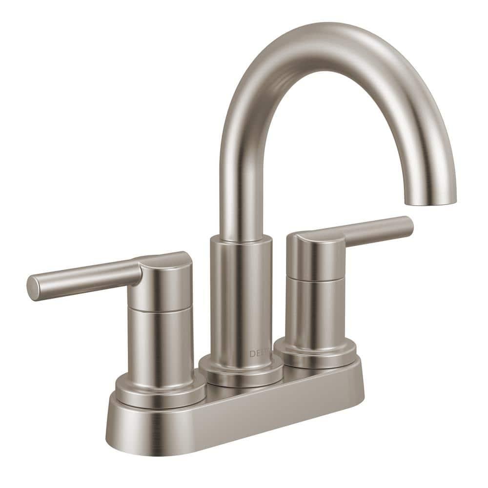Nicoli Centerset Bathroom Faucet, 2-Handle Bathroom Sink Faucet