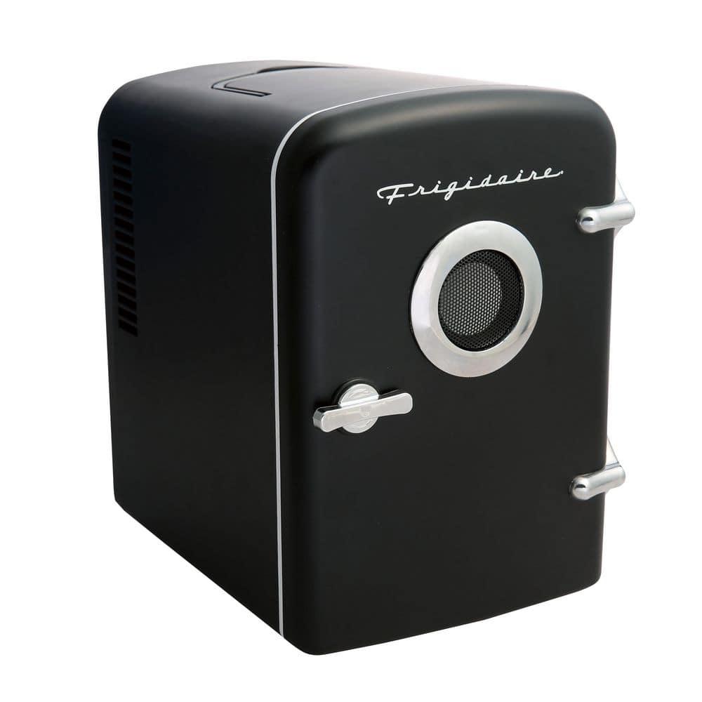 Frigidaire, 6 Can/4L Mini Personal Retro Fridge Cooler, EFMIS229, Black
