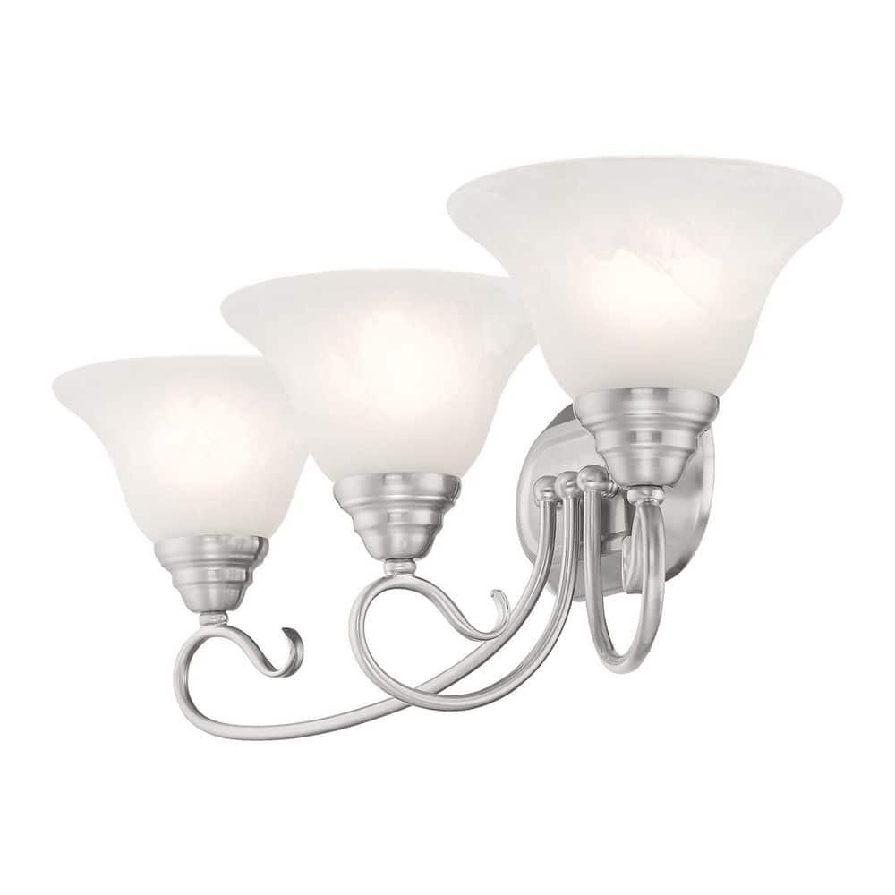 Livex Lighting Coronado 3 - Light Vanity in  Brushed Nickel