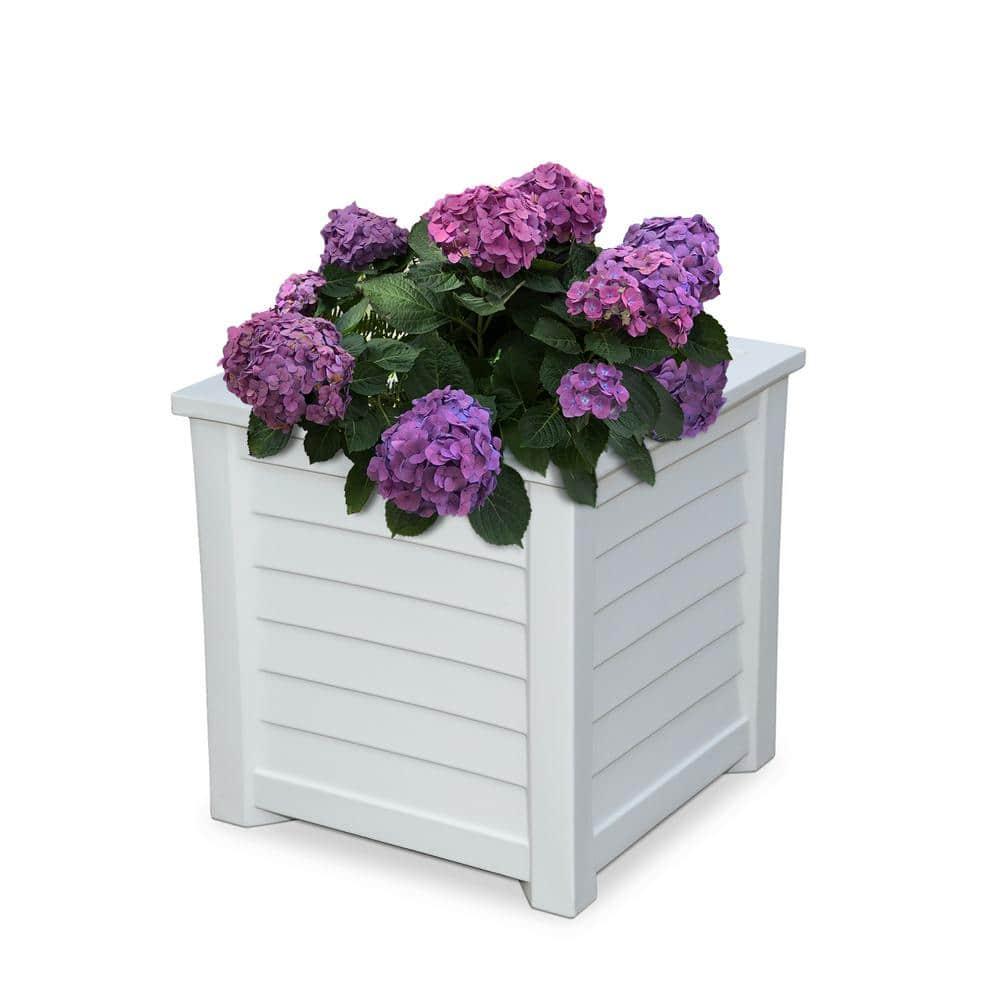 Lakeland Square Resin Planter with Water Reservoir