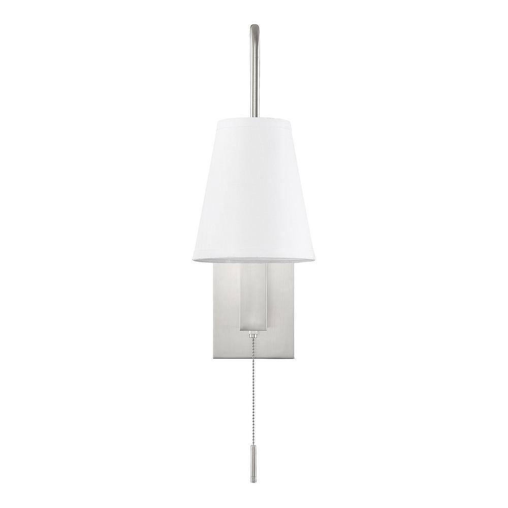 Savoy House Owen 1 - Light Swing Arm Lamp in  Satin Nickel