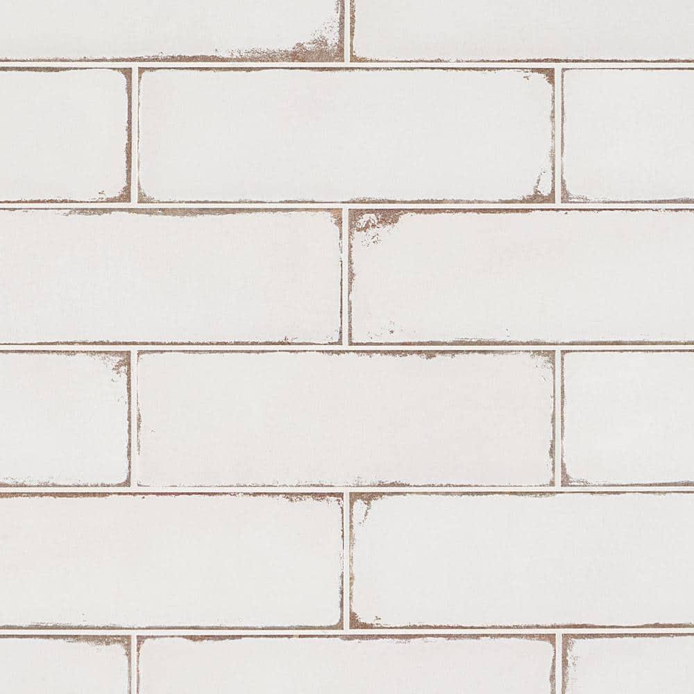 Santa Fe 4" x 12" Ceramic Fabric Look Subway Tile
