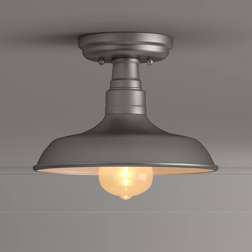 Design House  Kimball Indoor Ceiling Light in Galvanized Paint