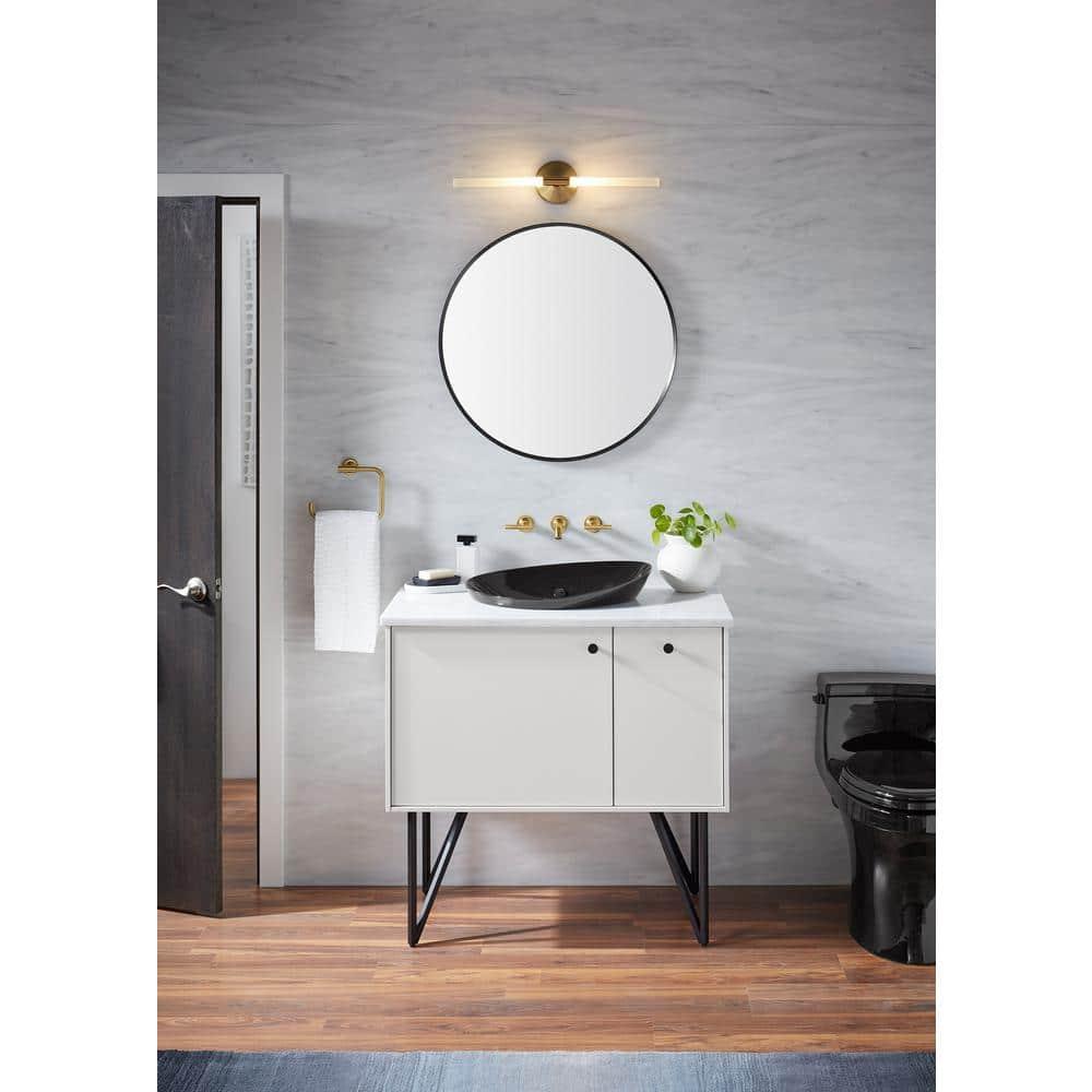 Essential Round Wall Mirror, Bathroom/Vanity Mirror with Frame