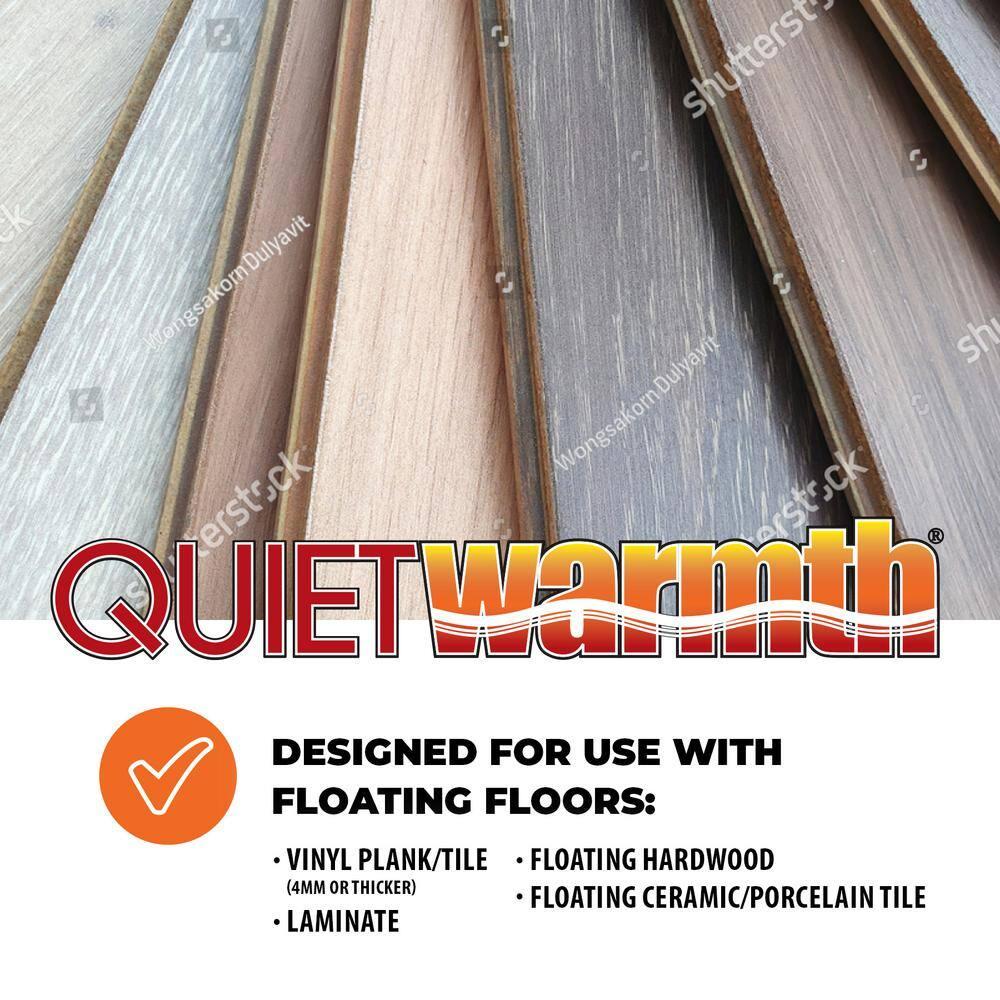 QuietWarmth 1.5 ft. x 5 ft. x 0.016 in. 120-Volt Radiant Heat Film for Floating Floors (Covers 7.5 sq. ft.)