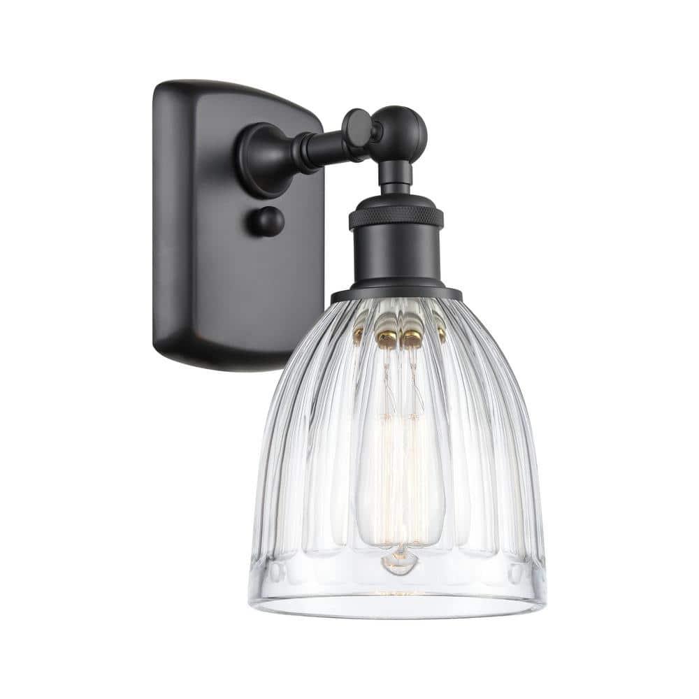 Innovations Lighting Brookfield 1 - Light Sconce in  Matte Black