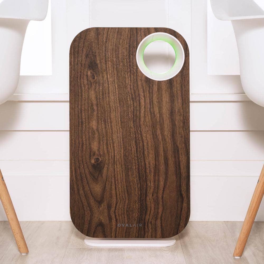 OVAL AIR 3-Stage H13 True HEPA 5-in-1 Air Purifier reduces Allergies, Asthma, Pets, Odor, Smoke