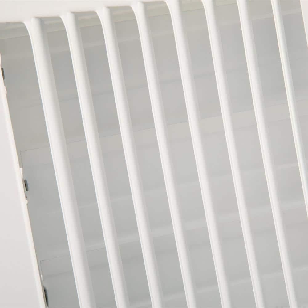 6 in. X 10 in. 2-Way Steel Floor Register in White
