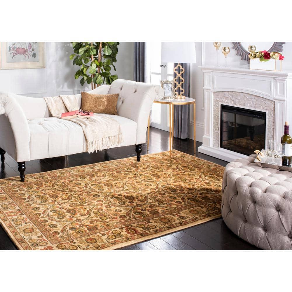 Antiquity AT51 Hand Tufted Indoor Accent Rug - Gold - 3'x5' - Safavieh