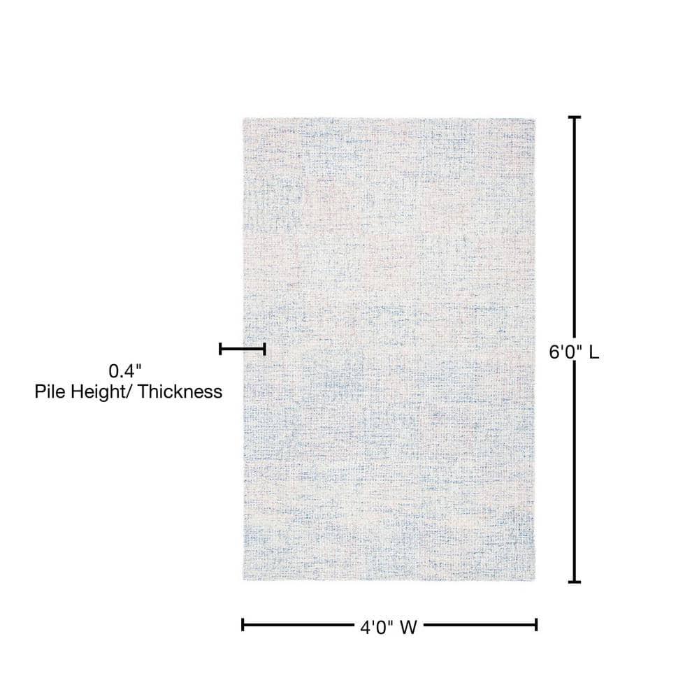 Sand & Stable™ Zachary Handmade Tufted Wool Blue/Ivory Area Rug