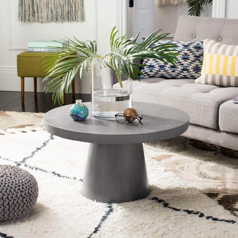 Delfia Coffee Table - Indoor/Outdoor - VNN1014 - Dark Grey - Safavieh