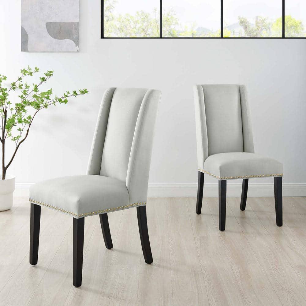 Modway Baron Performance Velvet Dining Chairs by Modway (Set of 2)
