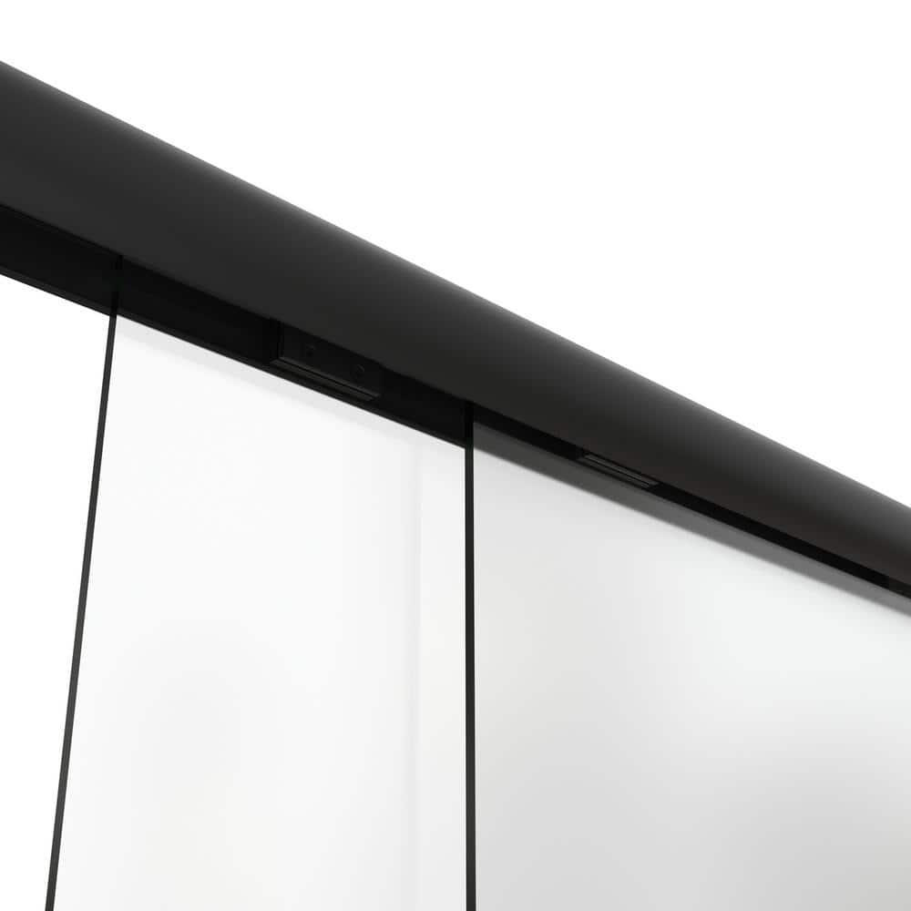 60'' - W x 72'' H Door Semi-Frameless Shower Door with Two Handles