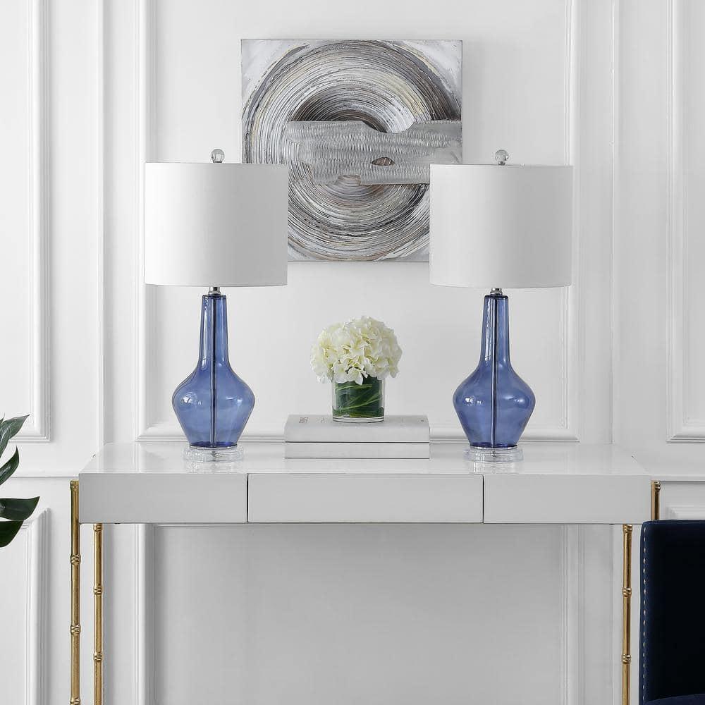 Brisor Table Lamp (Set of 2) - 22 Inch Height - TBL4222 - Blue - Safavieh