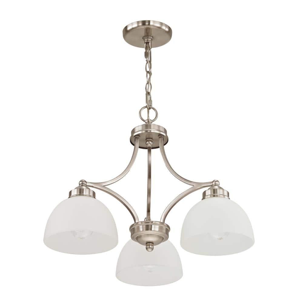 Livex Lighting Somerset 3 - Light Chandelier in  Brushed Nickel