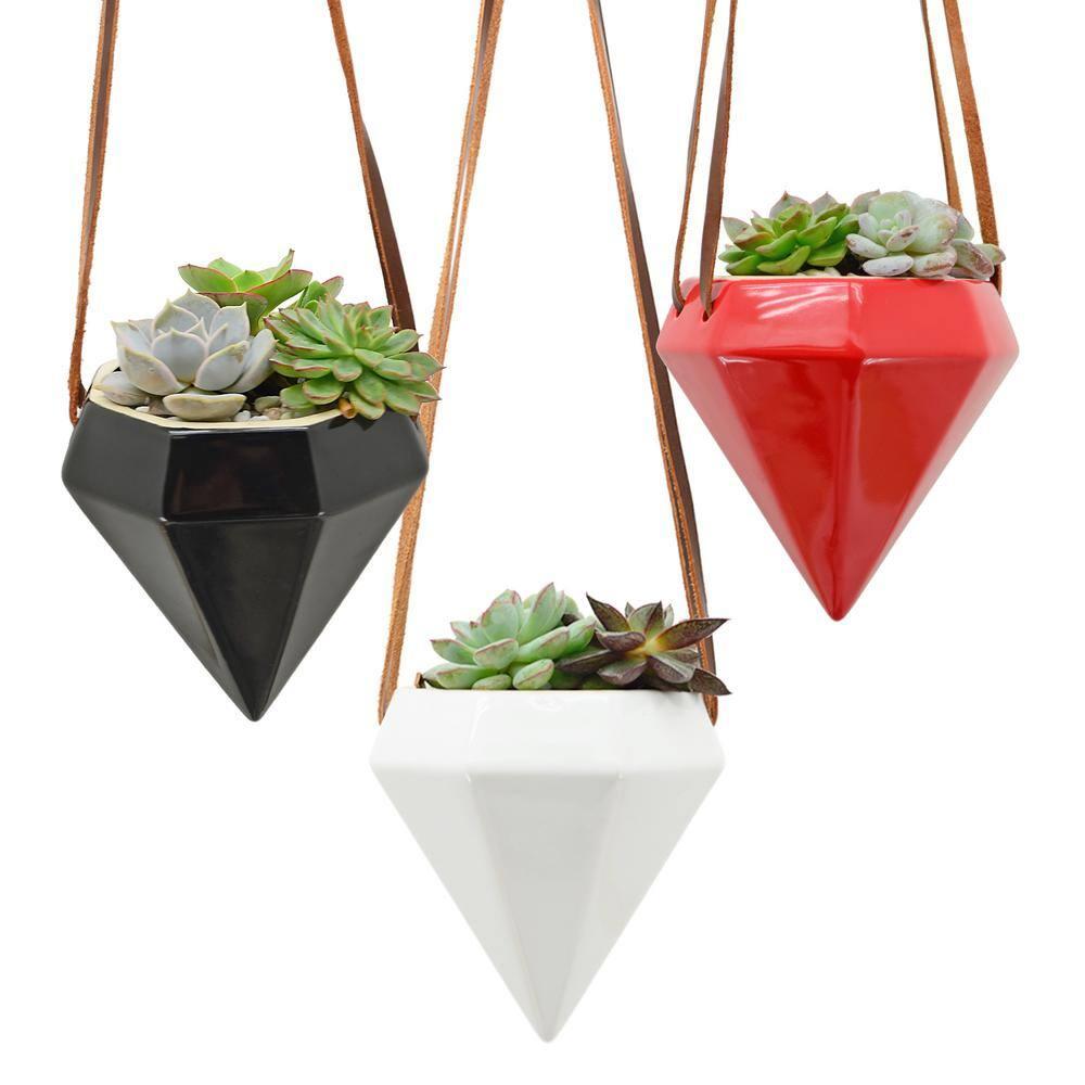 Guilford Ceramic Hanging Planter