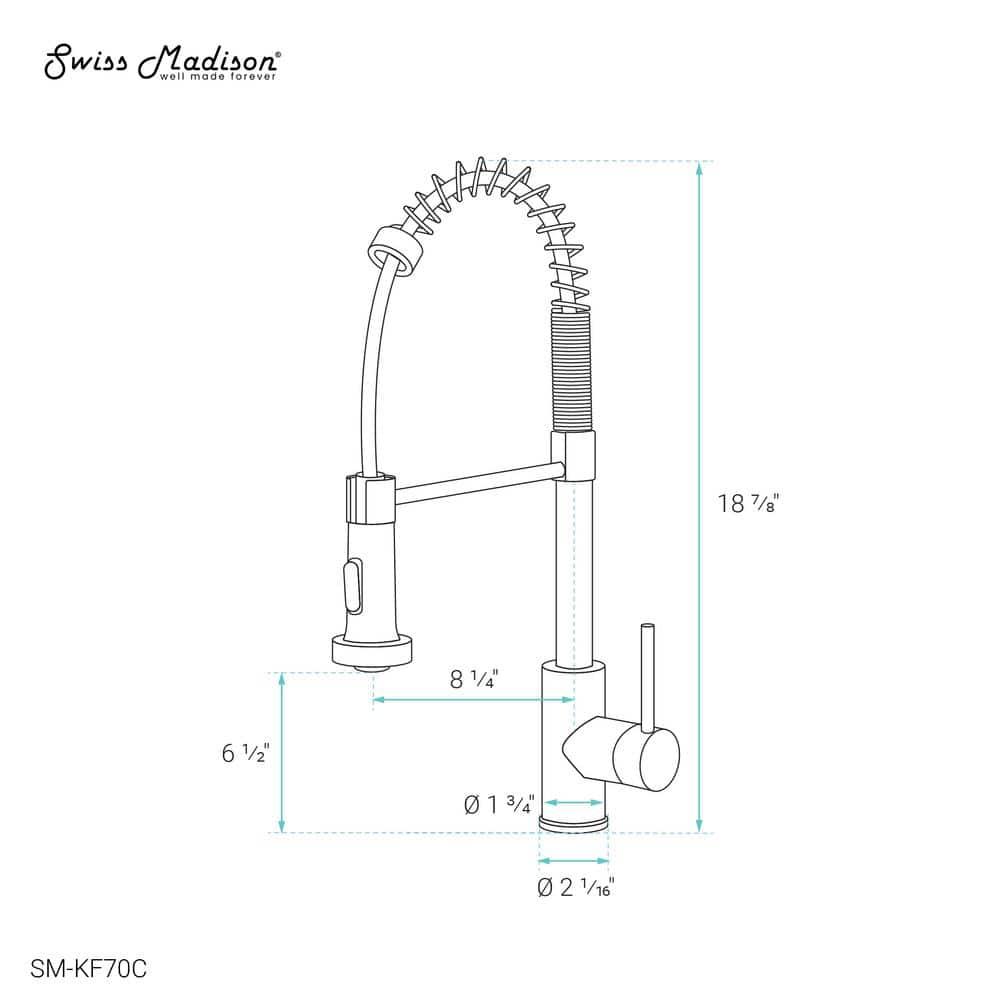 Nouvet Single Handle, Pull-Down Kitchen Faucet