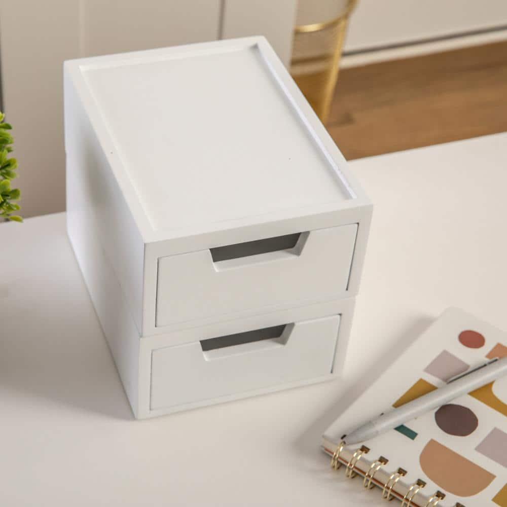 Martha Stewart Thomas Martha Stewart Wooden Storage Boxes With Pullout Drawers (Set of 2)