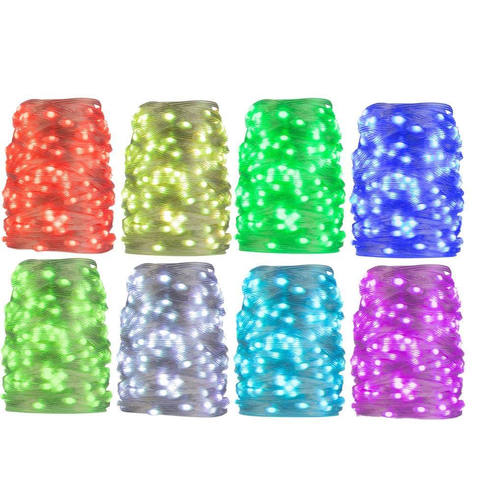 Pure Garden 72ft 200 LED Color Changing Outdoor Rope Lights with Remote