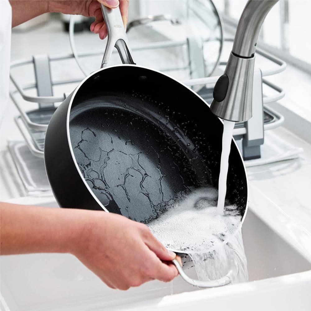 OXO Agility Non-Stick Aluminum Saute Pan with Lid