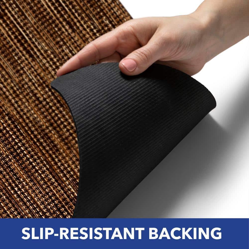 Home Dynamix Smooth Step Machine Washable Low Profile Stain Resistant Non-Slip Versatile Utility Kitchen Mat