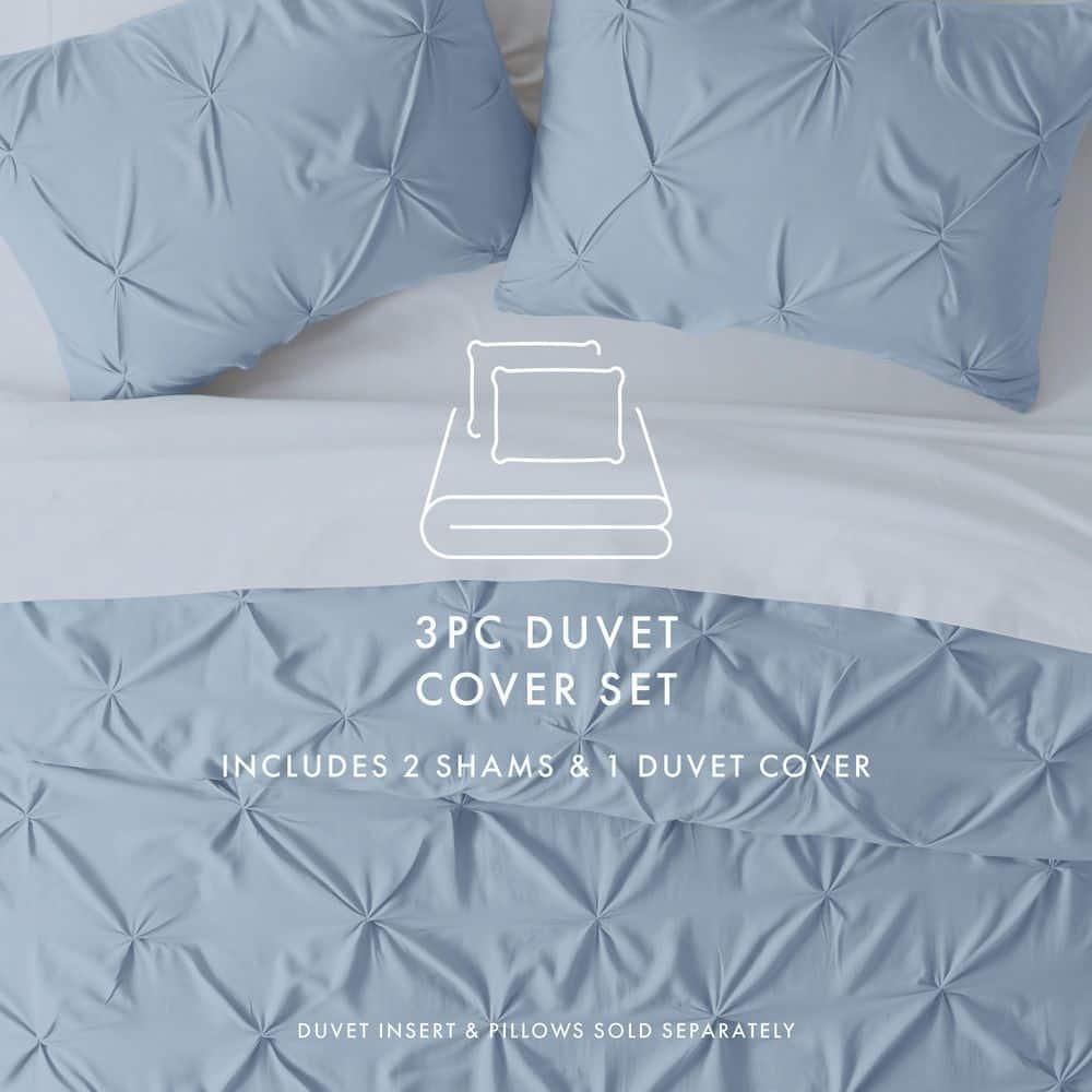 Becky Cameron Pinch Pleat Textured Duvet Cover Set