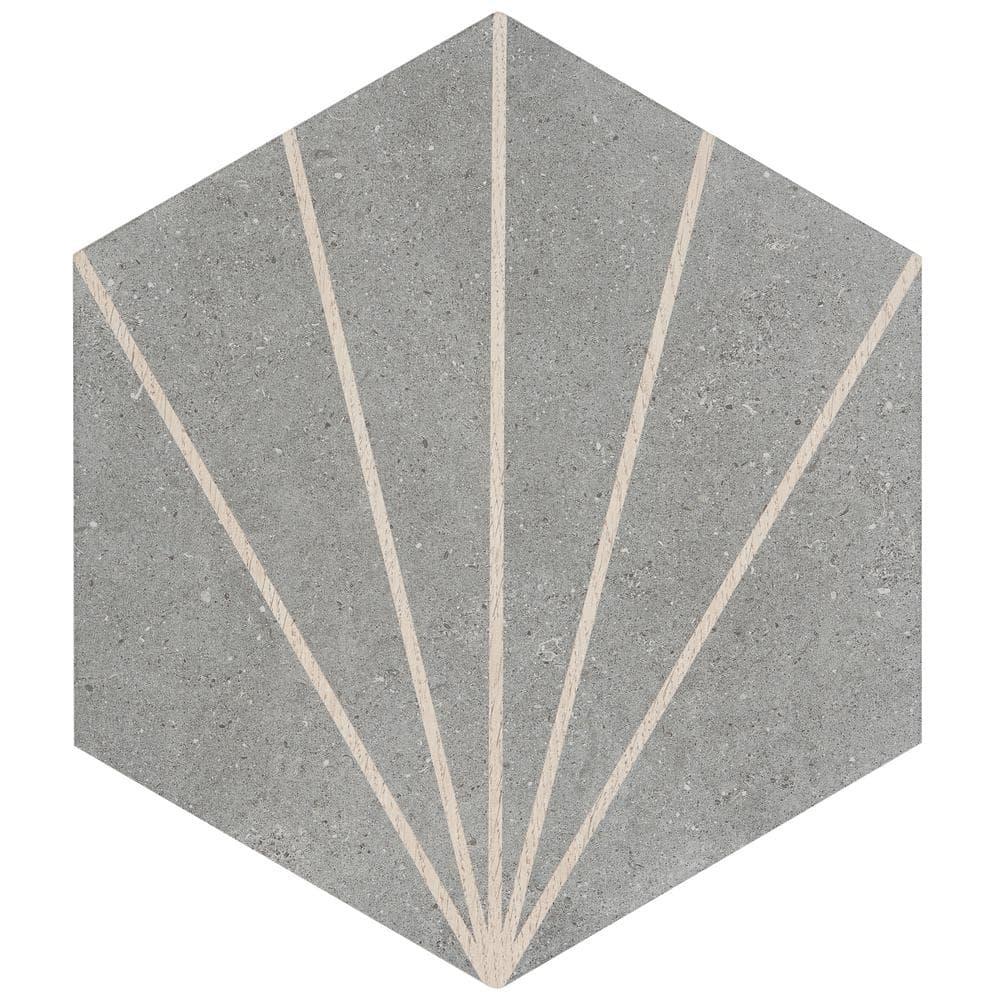 Arbor Hex Beams 13" x 14.5" Porcelain Wall & Floor Tile (10.51 Sq. Ft. / Case)