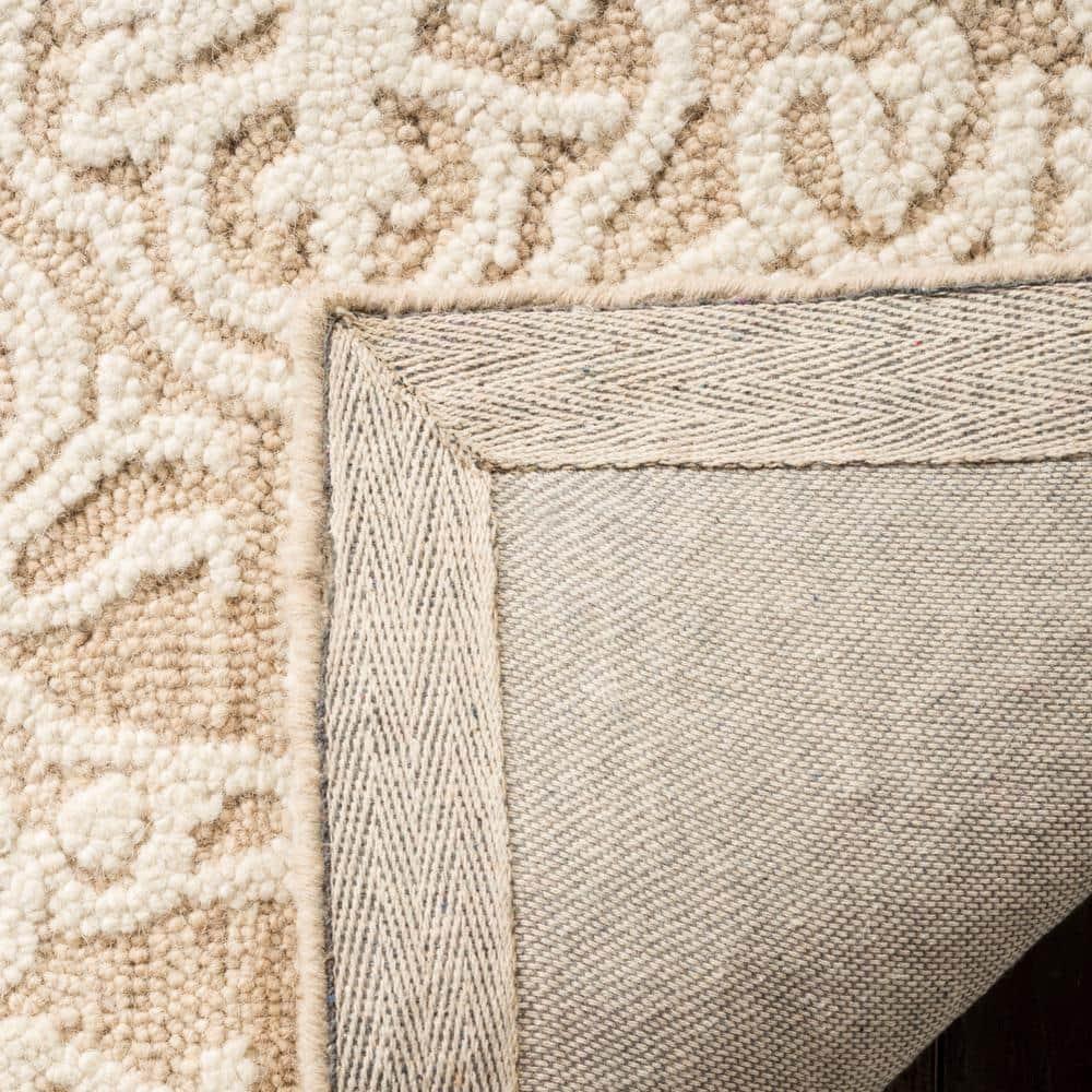 Blossom BLM112 Hand Tufted Indoor Runner Rug - Beige/Ivory - 2'3"x6' - Safavieh