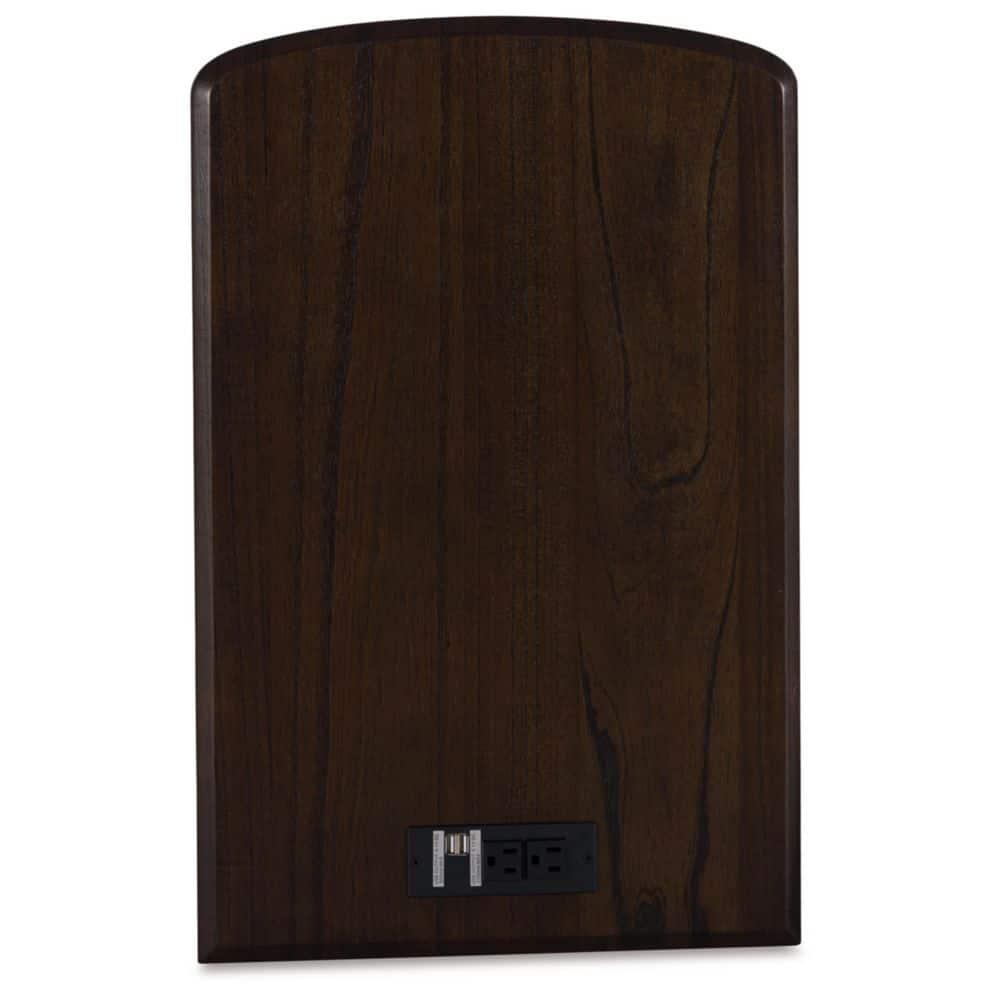 Signature Design by Ashley Casual Devonsted Chairside End Table  Dark Brown