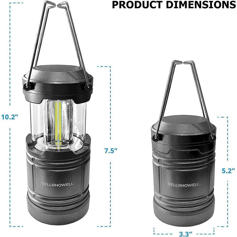 Bell + Howell 8'' Battery Powered Integrated LED Outdoor Lantern