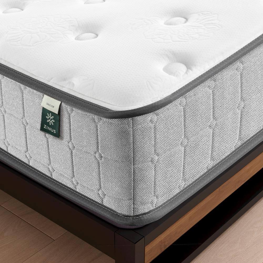Zinus Zinus 8” Medium Comfort Support Cooling Gel Hybrid Mattress